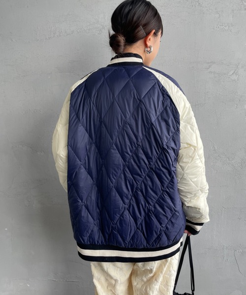 WEB限定】[TAION/タイオン] リバーシブル スカジャン ダウンジャケット