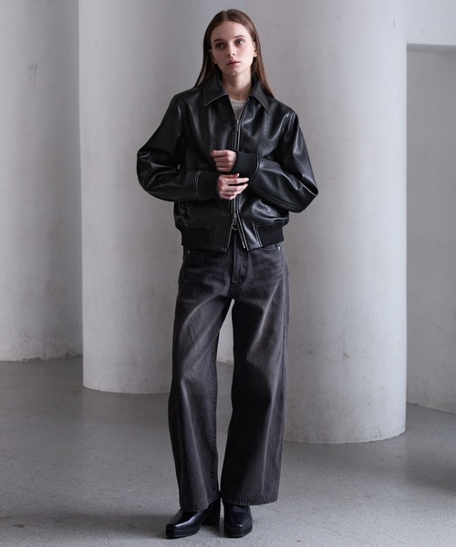 CLEL】Deep Texture Blouson / ディープテクスチャーブルゾン