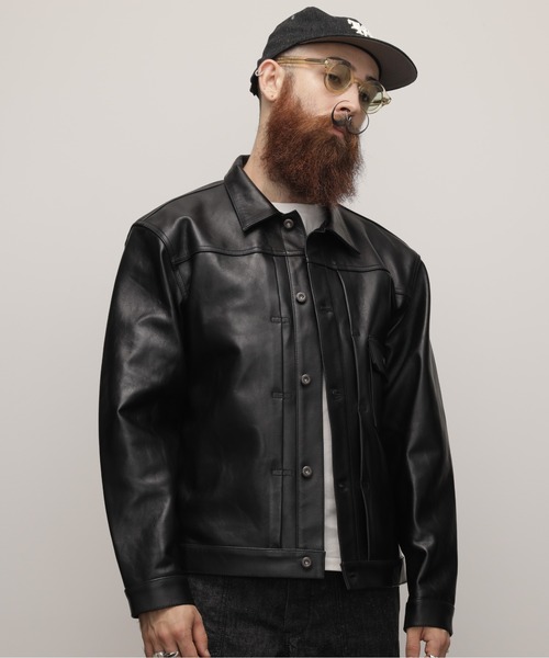 Schott/ショット/SHEEP LEATHER 1st TRACKER JACKET/シープレザー G