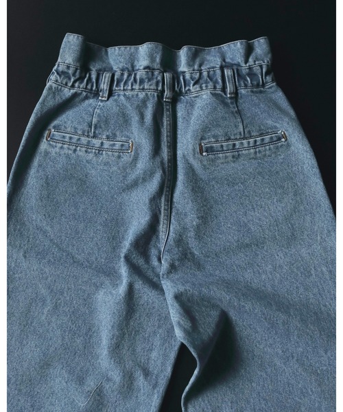 anuke（アンヌーク）の「Waist Tuck Denim（デニムパンツ）」 - WEAR
