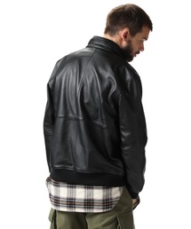 SOPHNET.（ソフネット）の「LEATHER STAND COLLAR JACKET（ブルゾン