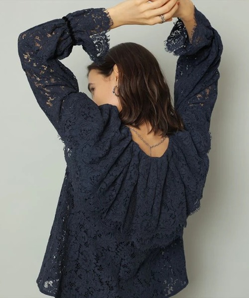 CADUNE（カデュネ）の「総レースブラウス（シャツ/ブラウス）」 - WEAR