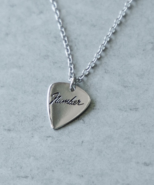 Number LOGO PICK CHARM NECKLACE / ナンバーナインロゴ ピック