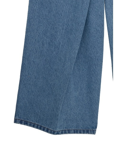 Ameri（アメリ）の「WRAP DENIM WIDE PANTS（デニムパンツ）」 - WEAR