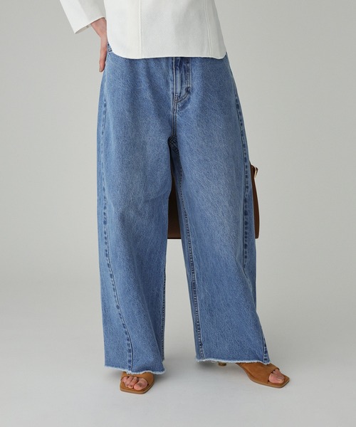BABYLONE（バビロン）の「バレルレッグデニムパンツ（デニムパンツ