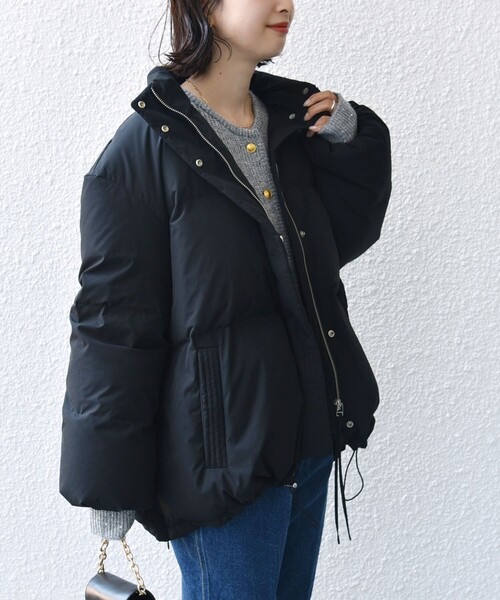 SHIPS（シップス）の「* 〈手洗い可能〉スタンド カラー ドロスト