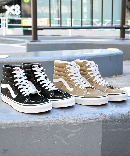 VANS/ヴァンズ USA SK8-HI スケートハイ ハイカットスニーカー MONO