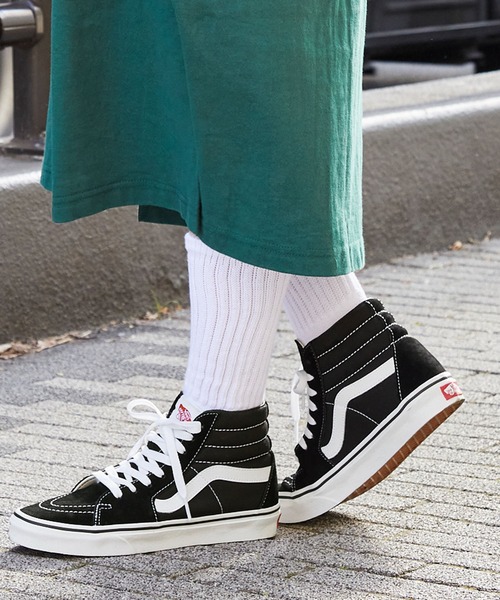 VANS/ヴァンズ USA SK8-HI スケートハイ ハイカットスニーカー MONO