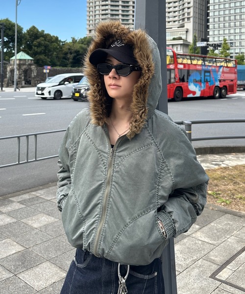 ADAMASTE（アダマスト）の「Vintage Make Short Fur Jacket