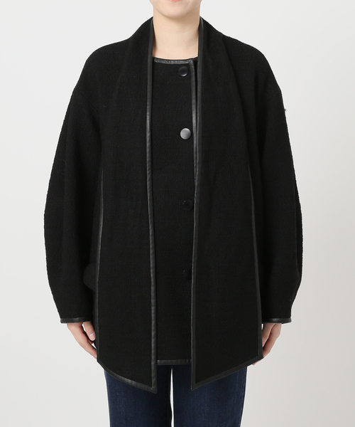 IENA（イエナ）の「[n]ツイードリボンコート（その他アウター）」 - WEAR