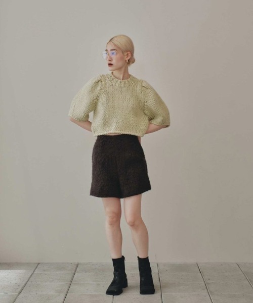 TODAYFUL（トゥデイフル）の「Puffsleeve Hand Knit（ニット/セーター