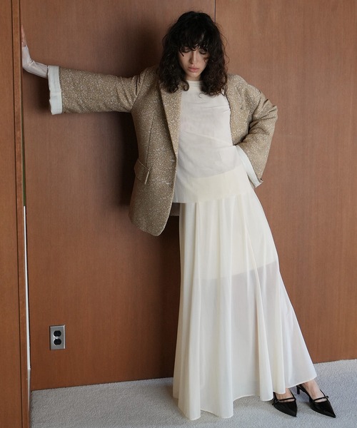 CLANE（クラネ）の「SHEER FLARE MERMAID SKIRT（スカート）」 - WEAR