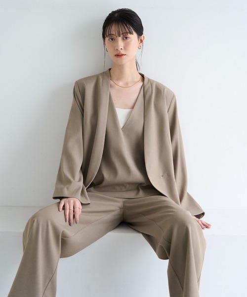 ジャケット×ベスト×パンツ 3点SET（セットアップ）｜meilmada