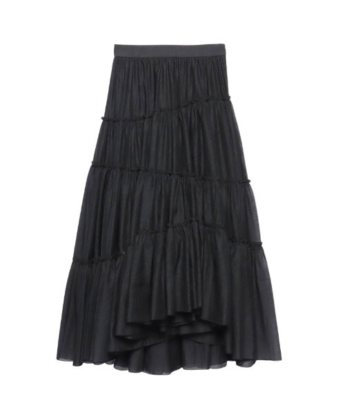 anuans（アニュアンス）の「ボリュームティアードオーガンジースカート