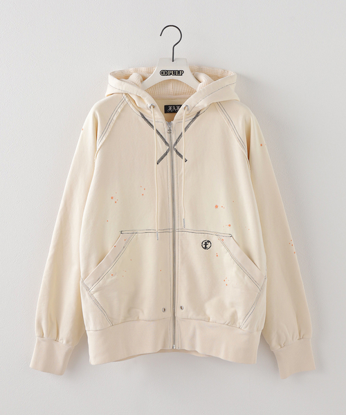FAF (FAKE AS FLOWERS) / フェイク アス フラワーズ】AGED ZIP UP