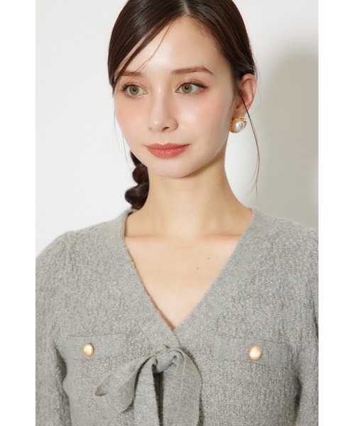 rienda（リエンダ）の「2WAYペプラムニットカーディガントップス 秋服