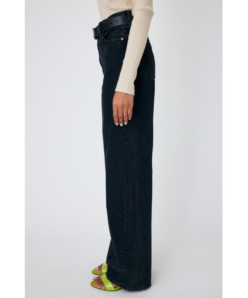 MOUSSY（マウジー）の「HW 90S BLK STRAIGHT（デニムパンツ）」 - WEAR