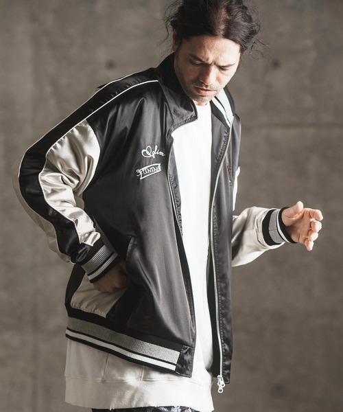 セール】mj9734- Stand collar souvenir jacket スーベニアジャケット