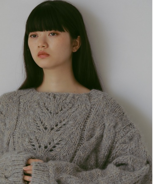 CASA FLINE（カーサフライン）の「アルパカウールニットプルオーバー