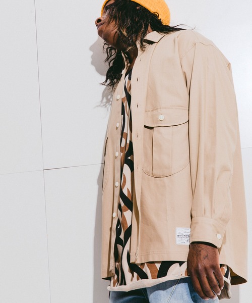 SAFARI SHIRT / ドライコットン アウトポケット サファリシャツ