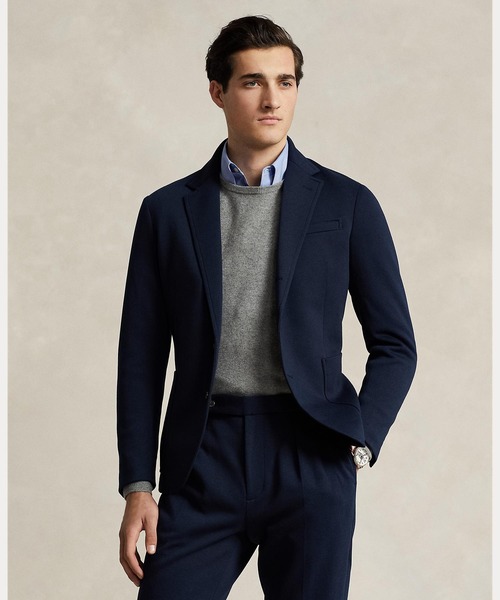 Polo ソフト ダブルニット スーツ ジャケット（テーラードジャケット