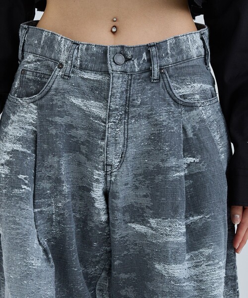 TAAKK/ターク】DENIM WIDE PANTS/ワイドデニムパンツ（デニムパンツ