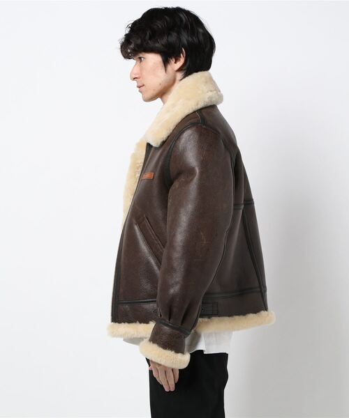 ALPHA】B-3 ムートン フライト ジャケット（ムートンコート）｜AVIREX