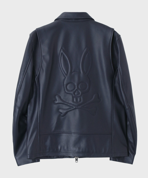 Psycho Bunny（サイコバニー）の「シープレザー トラッカージャケット