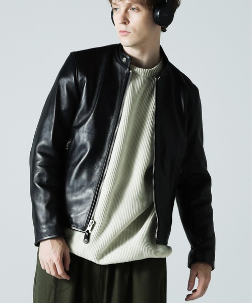 SCHOTT-70S SINGLE RIDERS JACKET-2/ショット シープレザー シングル