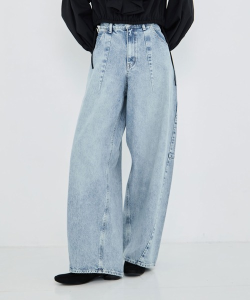 CLANE（クラネ）の「SECOND EMBROIDERY DENIM PANTS（デニムパンツ