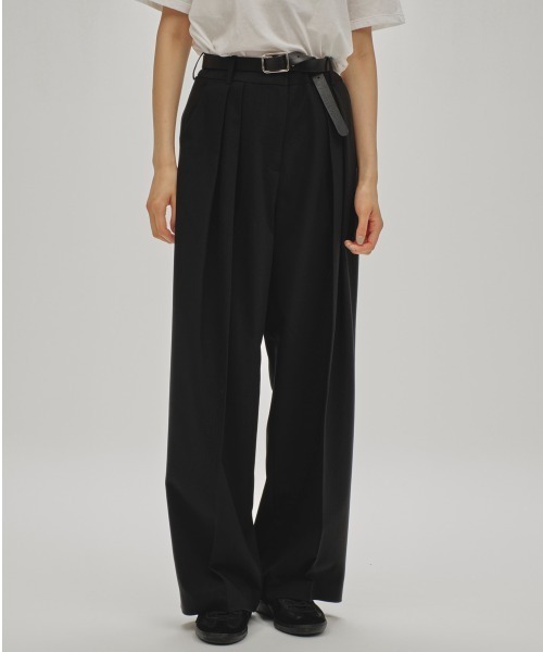 TODAYFUL（トゥデイフル）の「Twill Wide Trousers（デニムパンツ
