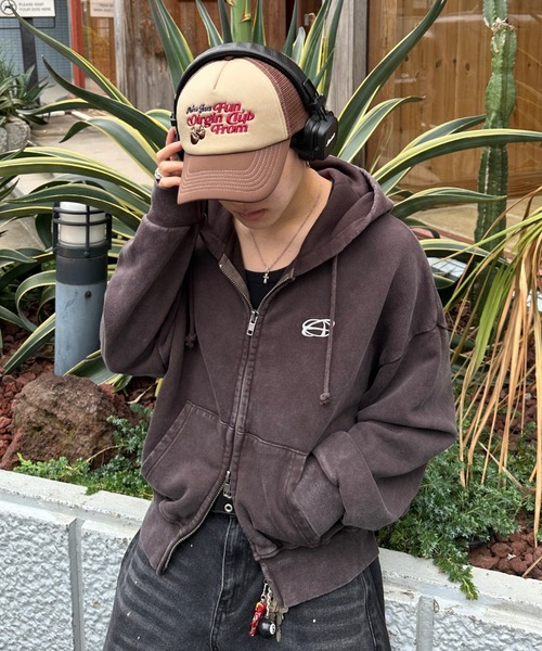 Double Zip-Up Short Hoodie - ダブルジップショートフーディー【短丈