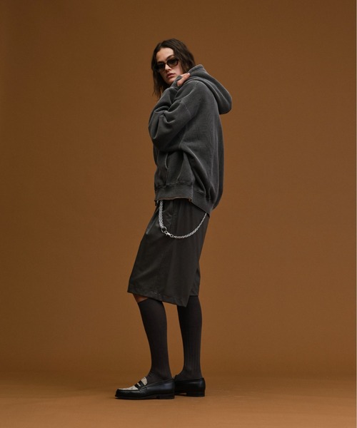 soerte（ソエルテ）の「Heavy weight double zip-up hoodie