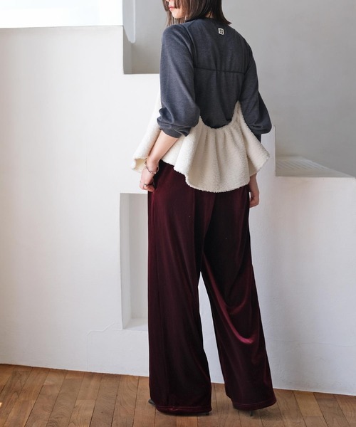 AKTE（アクテ）の「ボアキャミソール（シャツ/ブラウス）」 - WEAR