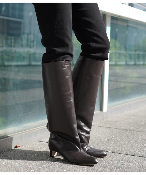 セール】*【NEBULONI E./ネブローニ】leather long boots（ブーツ