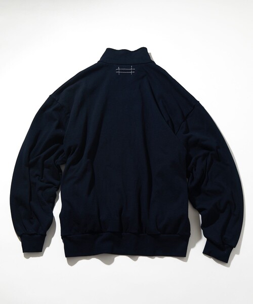 CAHLUMN/カウラム Heavy Weight Jersey Thermal Lined 3/4 Zip Cadet