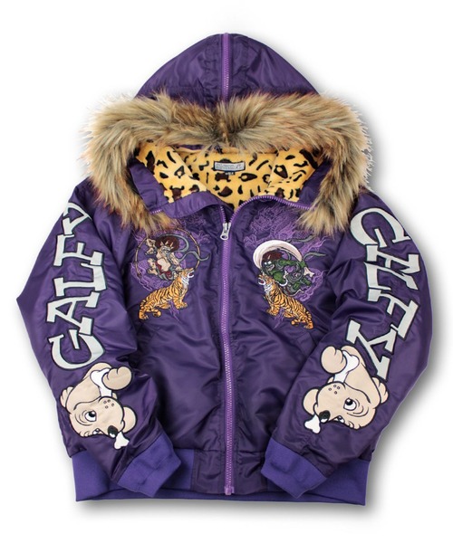 GALFY（ガルフィー）YABAI犬毛フライトジャケット/N2B（モッズコート