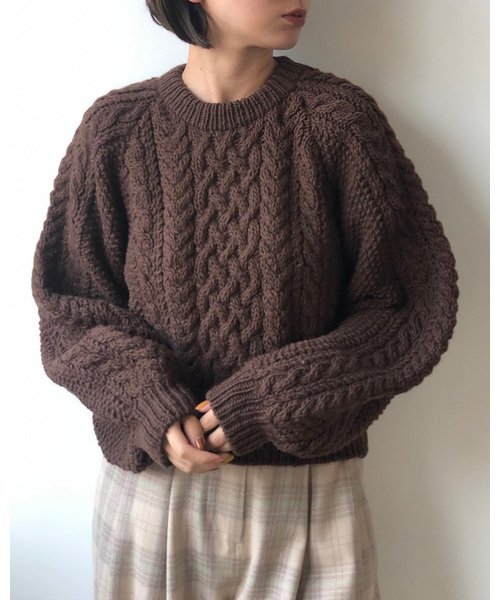 TODAYFUL（トゥデイフル）の「ケーブルウールニット（ニット/セーター