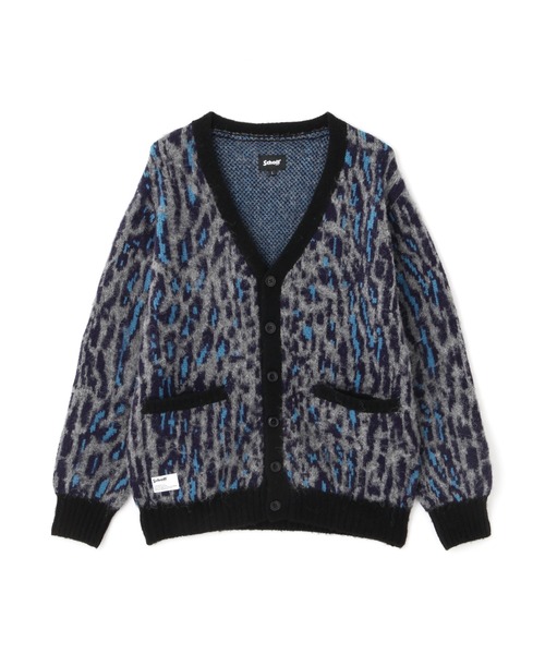 schott（ショット）の「Schott/ショット/SHAGGY KNIT LEOPARD/シャギー