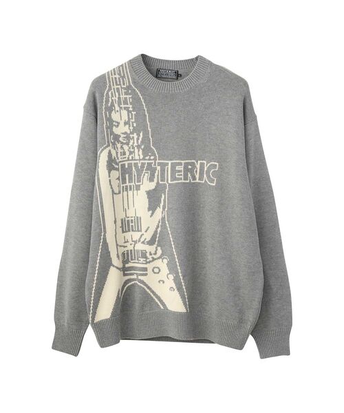 HYSTERIC GLAMOUR（ヒステリックグラマー）の「FLYING V編込 セーター
