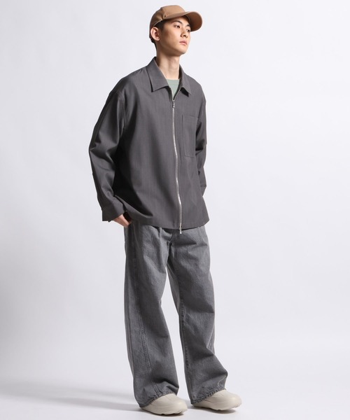 STERNBERG（スタンバーグ）の「STERNBERG/サイドスリットZIPシャツ