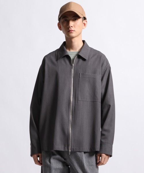 STERNBERG（スタンバーグ）の「STERNBERG/サイドスリットZIPシャツ