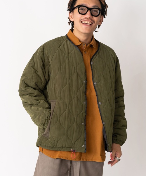 リップストップキルティングノーカラーJKT | ジムマスター（gym master