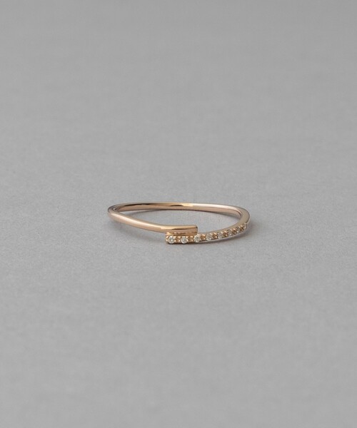 レイヤード] K10YG ダイヤモンド リング（リング）｜ete（エテ）の