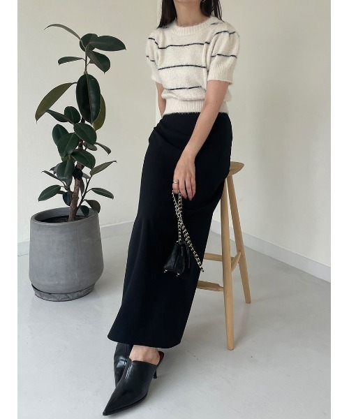 SNIDEL（スナイデル）の「ファーライクニットプルオーバー（ニット