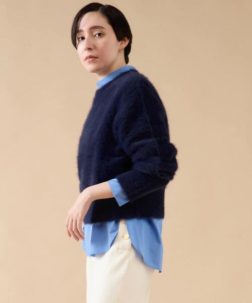 martinique（マルティニーク）の「《WEB限定》FOXカシミヤクルーネック