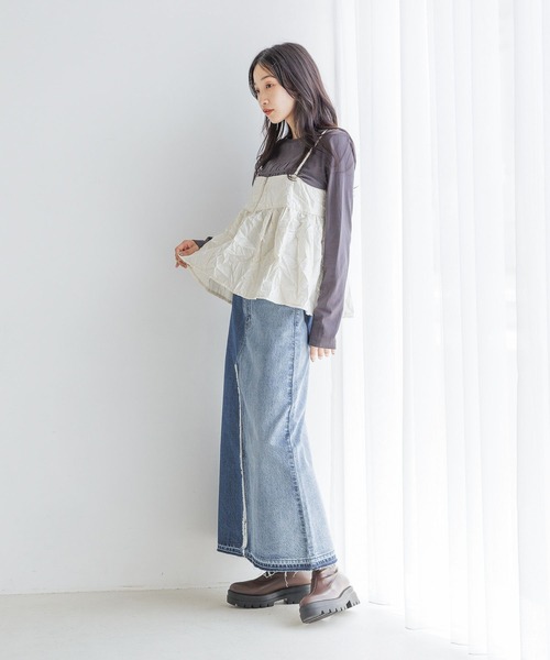 ローリーズファーム クッキーアンドクリーム カップ付きキャミソール