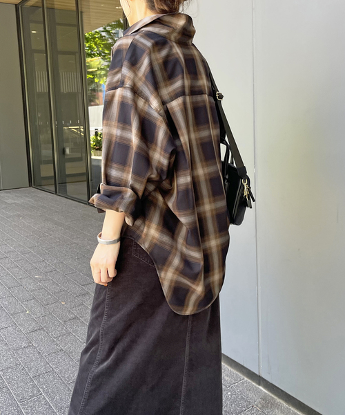 Spick & Span（スピックアンドスパン）の「TRツイルチェックシャツ