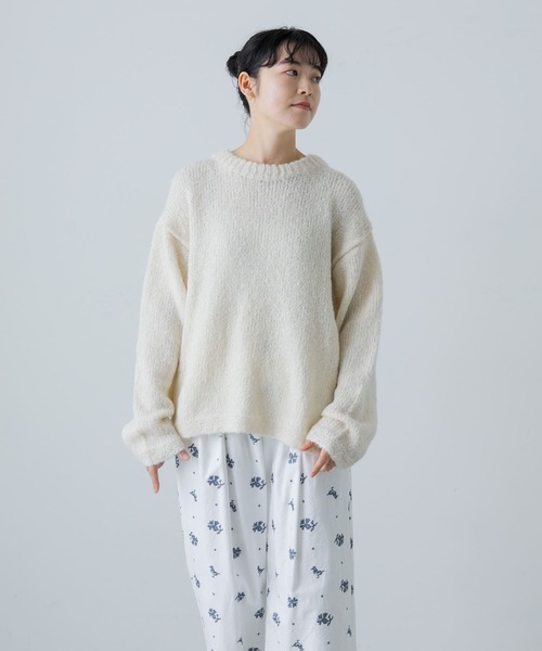 かぐれ（カグレ）の「アルパカクルーネックプルオーバー（ニット