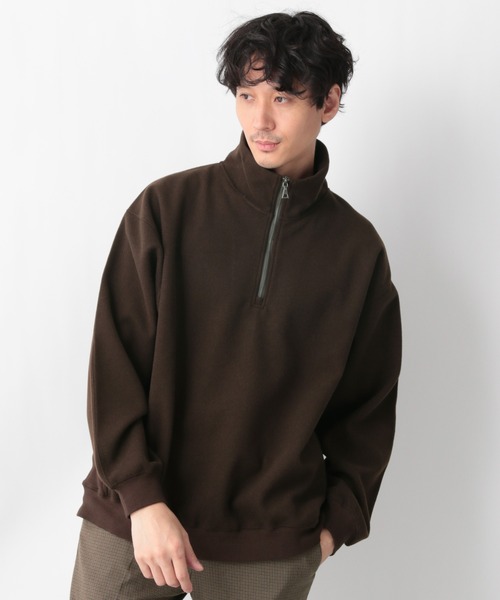 GLOBAL WORK（グローバルワーク）の「【ウーリーテック】ハーフZIP
